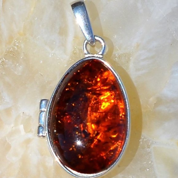 Jewelry - Baltic Amber Locket Pendant